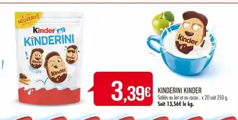 Match KINDER KINDERINI offre