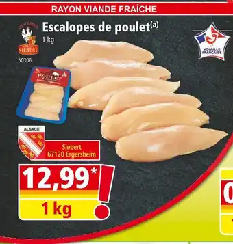 Norma BRUNO SIEBERT Escalopes de poulet offre