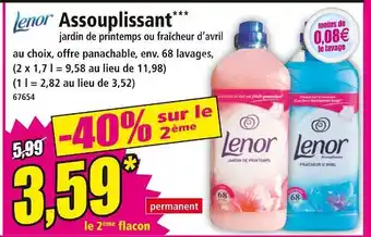 Norma Lenor Assouplissant offre