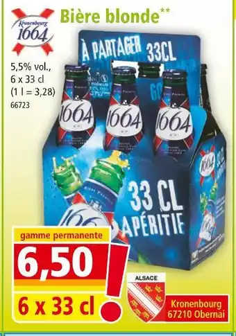 Norma 1664 Bière blonde offre