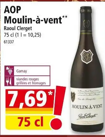 Norma Raoul Clerget AOP Moulin-à-vent offre