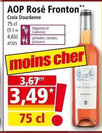 Norma Croix Dourdenne AOP Rosé Fronton offre