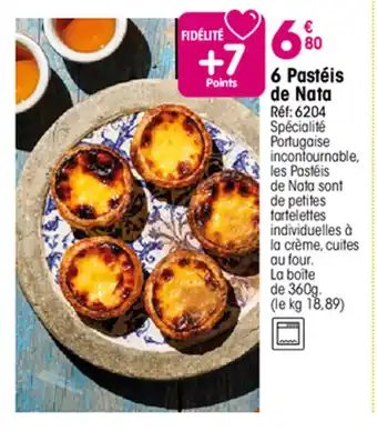 Croque Gel 6 Pastéis de Nata offre