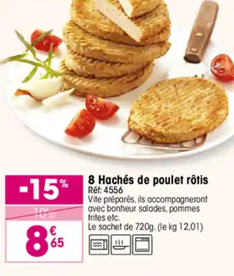 Croque Gel 8 Hachés de poulet rôtis offre