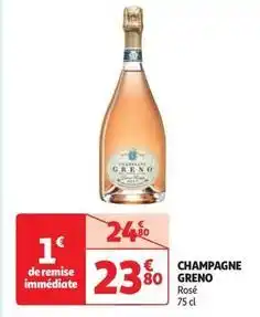 Auchan Supermarché Greno - champagne offre