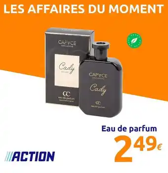 Action Eau de parfum offre