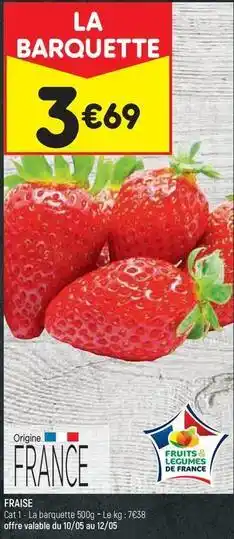 Leader Price Fraise offre