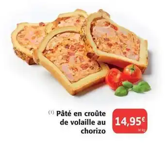 Colruyt Pate en croute de volaille au chorizo offre