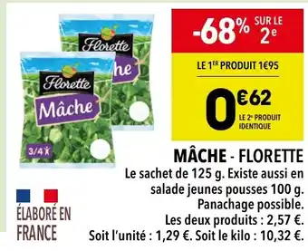 Supeco MÂCHE - FLORETTE offre