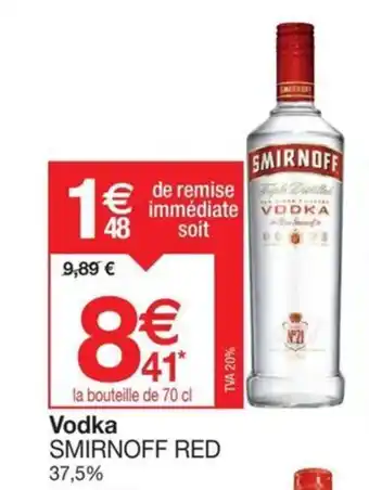 Promocash Vodka SMIRNOFF RED offre