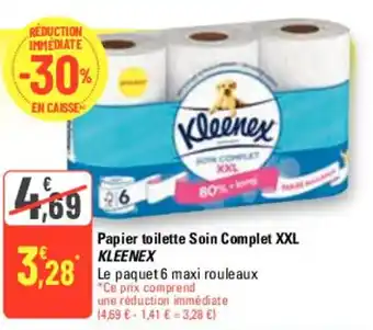 G20 Papier toilette Soin Complet XXL KLEENEX offre