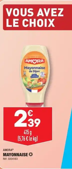 ALDI AMORA® MAYONNAISE ✪ offre
