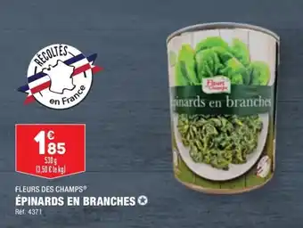 ALDI ÉPINARDS EN BRANCHES ✪ offre