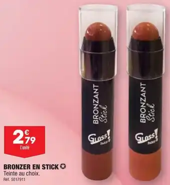 ALDI BRONZER EN STICK offre