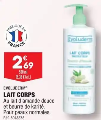 ALDI EVOLUDERM® LAIT CORPS offre