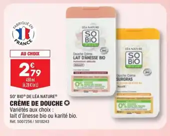 ALDI CRÈME DE DOUCHE ✪ offre