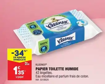 ALDI PAPIER TOILETTE HUMIDE offre