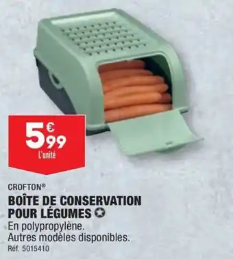 ALDI BOÎTE DE CONSERVATION POUR LÉGUMES ✪ offre