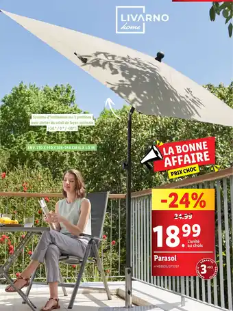 Lidl Parasol offre