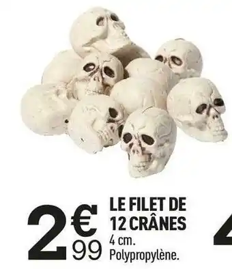 Le filet de 12 crĂąnes