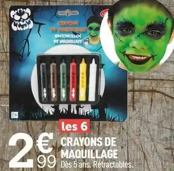 Centrakor Crayons de maquillage offre