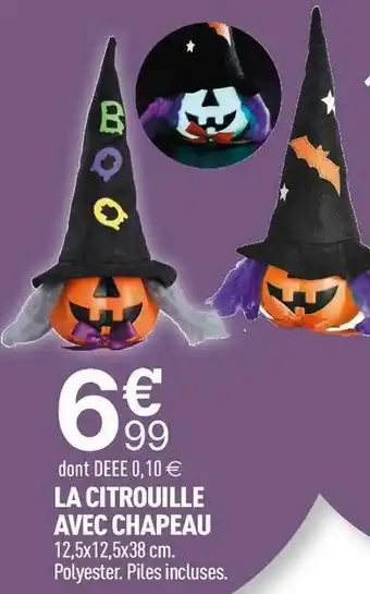 Centrakor La citrouille avec chapeau offre