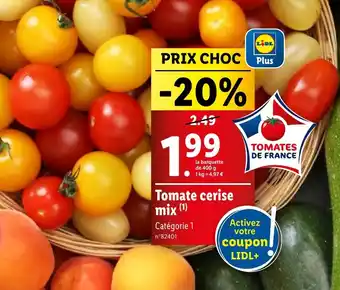 Lidl Tomate cerise mix (1) offre