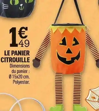 Centrakor Le panier citrouille offre