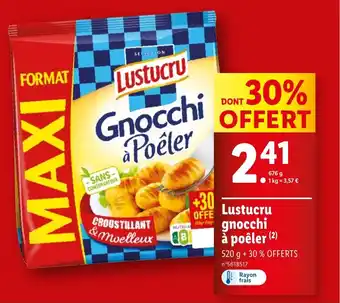 Lidl Lustucru gnocchi à poêler (2) offre