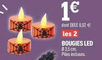 Bougies led
