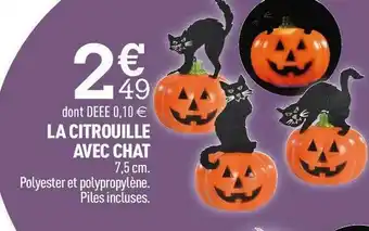 Centrakor La citrouille avec chat offre