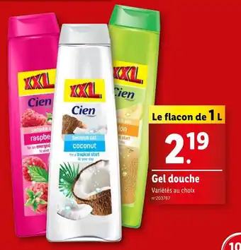 Lidl Gel douche offre