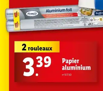 Lidl Papier aluminium offre