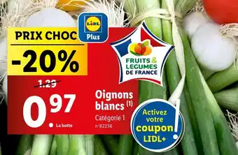 Lidl Oignons blancs (1) offre