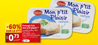 Lidl Fromage frais mon p'tit plaisir offre