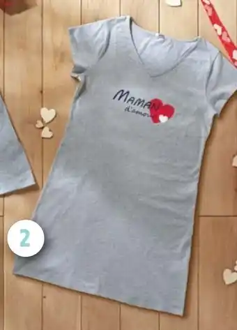 Intermarché CHEMISE DE NUIT MANCHES COURTES FILLE GÉMO offre