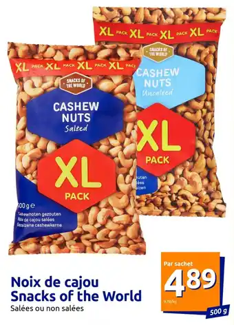 Action Noix de cajou Snacks of the World offre