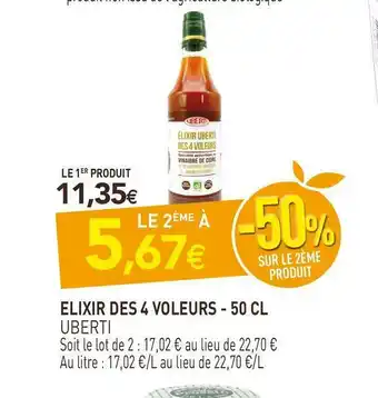 Uberti elixir des 4 voleurs