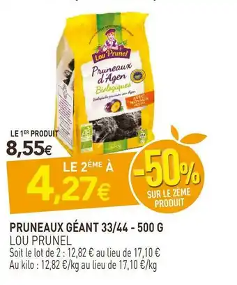 Lou prunel pruneaux géant 33/44