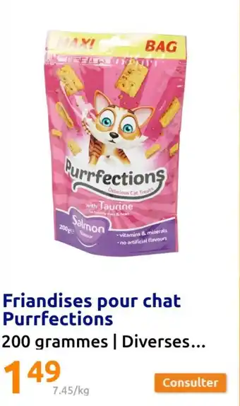 Action Friandises pour chat Purrfections offre