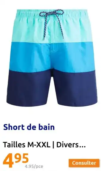 Action Short de bain offre