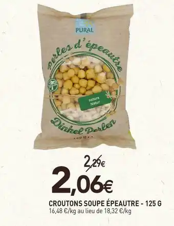 naturéO Croutons soupe épeautre offre