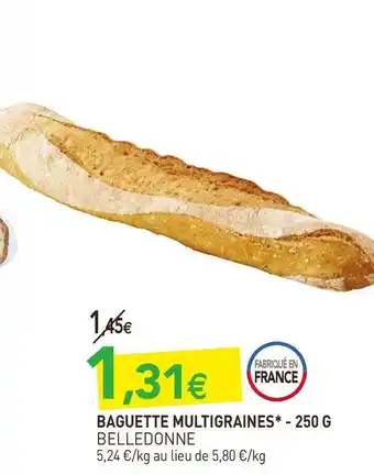 naturéO Belledonne baguette multigraines offre