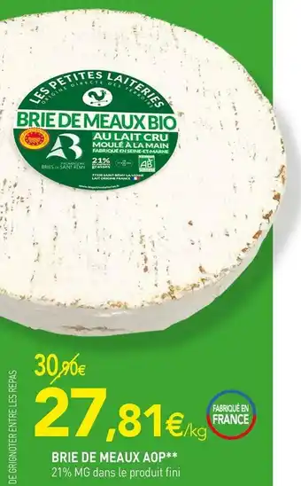 Brie de meaux aop