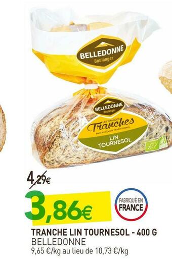 naturéO Belledonne tranche lin tournesol offre