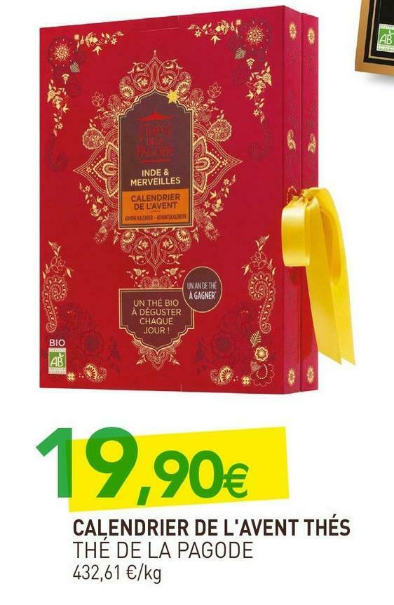 The De La Pagode Calendrier De L'avent 