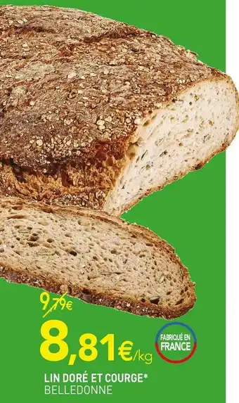 naturéO Belledonne lin doré et courge offre