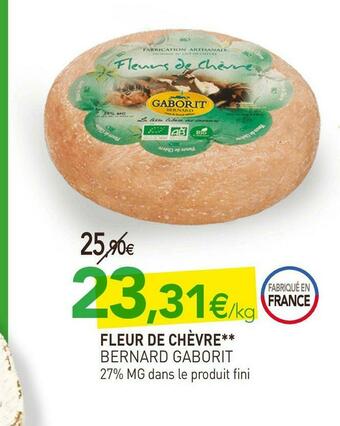 naturéO Bernard gaborit fleur de chèvre offre