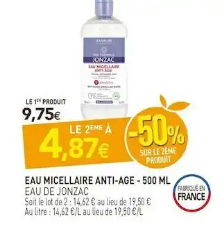 Eau de jonzac eau micellaire anti-age