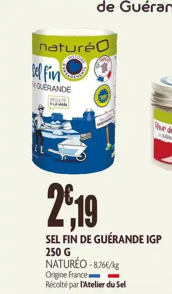 naturéO Naturéo sel fin de guérande igp offre